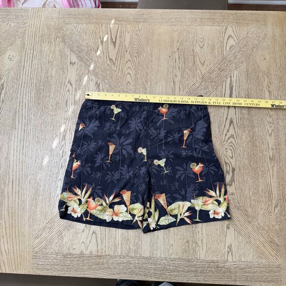 Breakwater Men’s Medium‎ Navy Blue Margarita Swim Shorts Trunks - Picture 6 of 11
